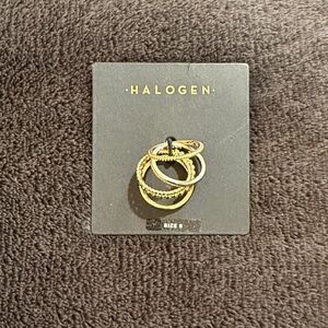 Halogen Gold Tone Women's Stackable Rings